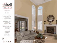 Tablet Screenshot of pitellhomes.com